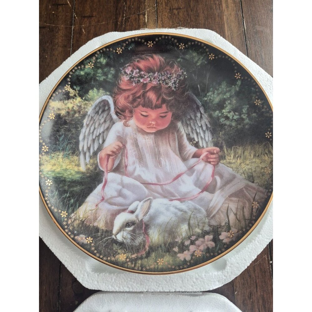 An Angels Kindness Collector Plate By Donna Brooks